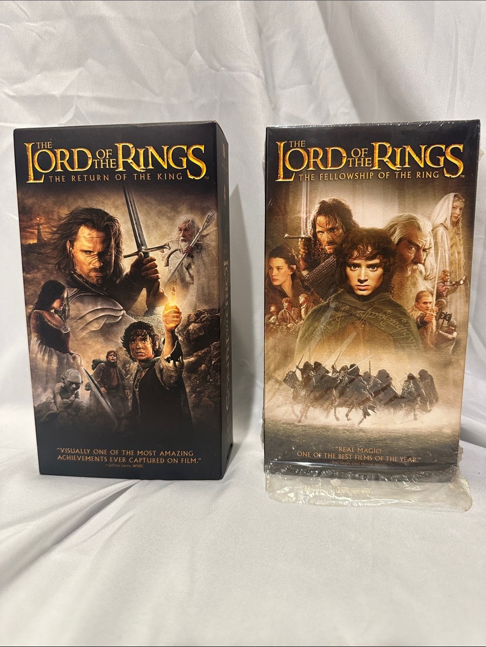 The Lord of the Rings VHS Box Set - Brown/Gold Artwork